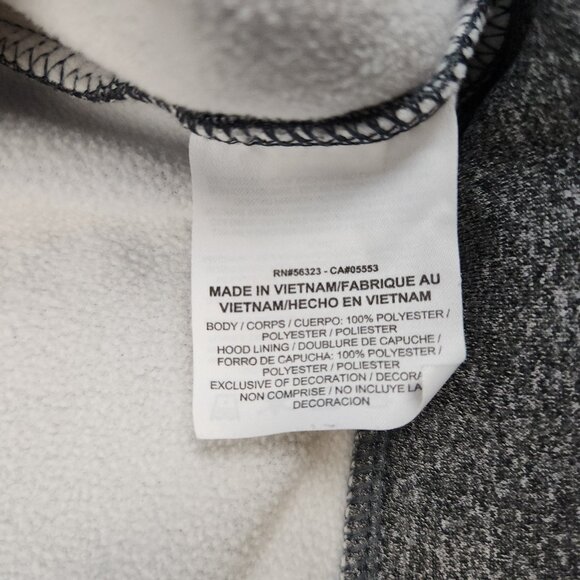 NIKE Dri-Fit Hoodie Womens Medium Gray Kangaroo Pocket Activewear Sweatshirt - Picture 9 of 11